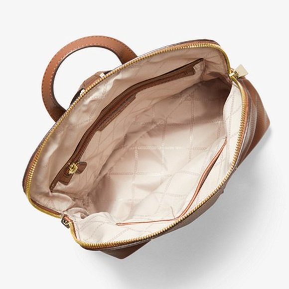 Michael Kors Rhea Pebbled Backpack - Picture 3 of 15